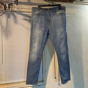 Express medium blue jeans.